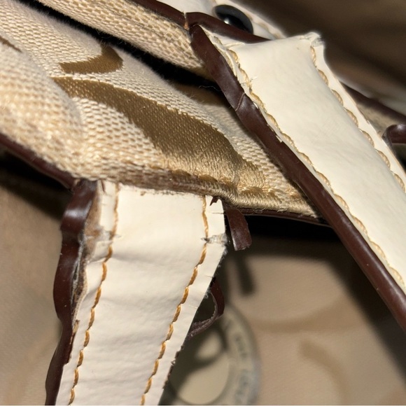 Coach F19202 Signature Stripe Multifunction Baby Diaper Travel Tote Bag - Picture 13 of 14